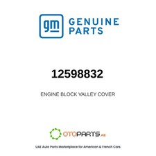 Genuine 2008-2013 Chevrolet Corvette Engine Block Valley Cover 12598832