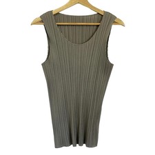 PLEATS PLEASE Gray Beige Women's Cutsew