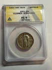 1921 P STANDING LIBERTY QUARTER ANACS VG8 DETAIL KEY DATE