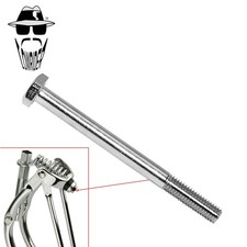 ORIGINAL LOWRIDER Chrome Spring Fork Center Spring Bolt 120mm Steel Replacement.