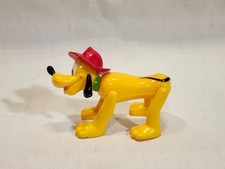Disney Pluto 3.75" Articulated Stand Or Sit Toy Figure Figurine Cake Topper