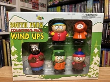 South Park Wind Up Collector’s Pack 5 Toys Figures Comedy Central 1997 Vintage