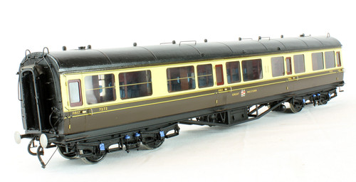 BAUSATZ GEBAUT SPUR O GWR SCHOKOLADE/CREME "7272" SPANNZANGE 60FT REISEBUS | Condition: Used