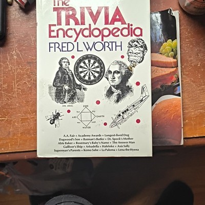 The Trivia Encyclopedia Hardcover General Knowledge Reference Fred L. Worth