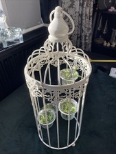 Large cream  Decorative Cage Round Metal Bird Cage Wedding Party Table Decor