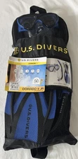 U.S. Divers Dorado II JR Snorkel Set US 5-8 fin size 