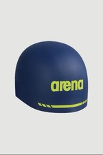 Arena Swim Cap Aqua Force 3D Soft Competitive Race Navy/Green