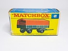 MATCHBOX, LESNEY  MERCEDED BENZ TRAILER - BOX ONLY