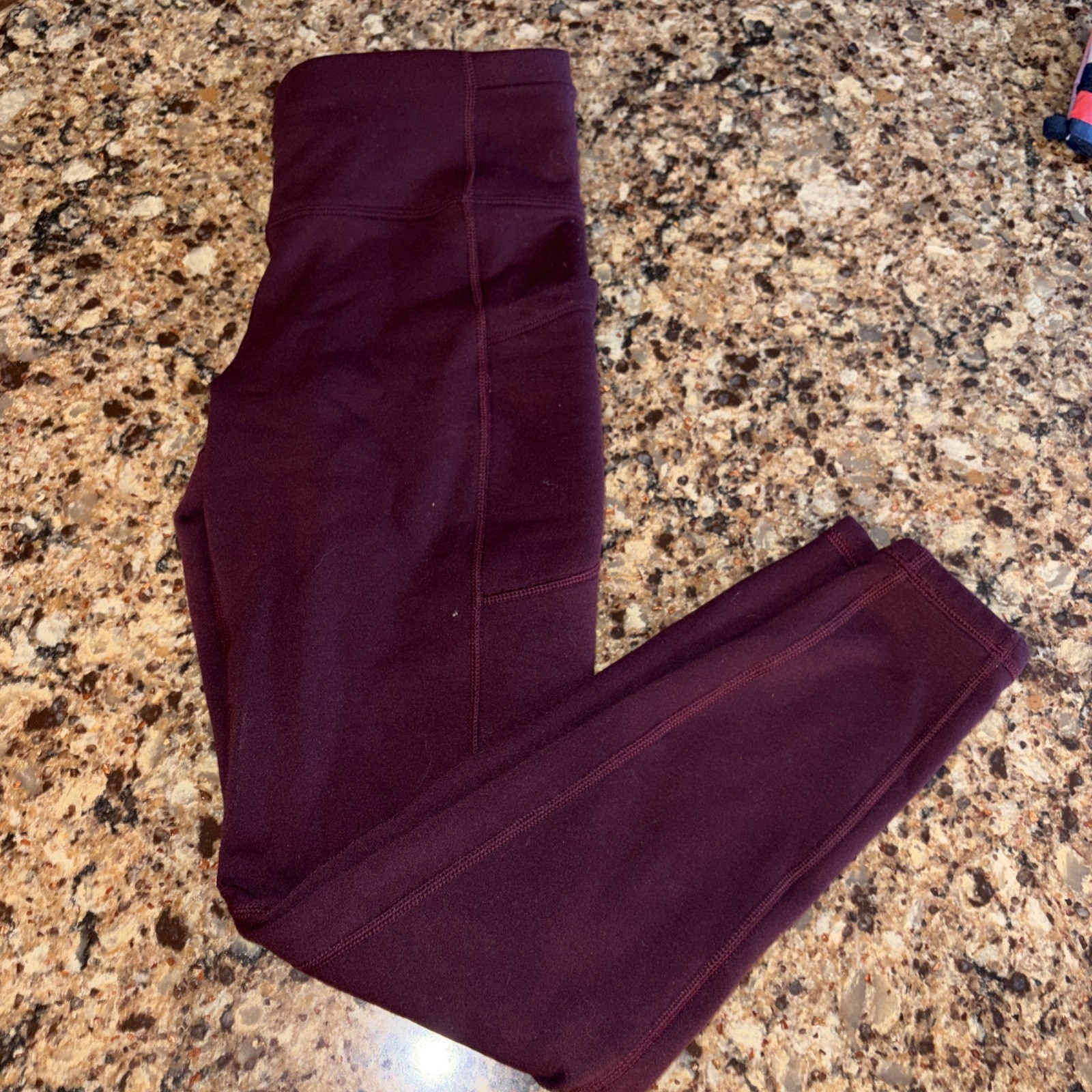 Athleta Small Altitude Stash Tight In Polartec Powerstretch Leggings
