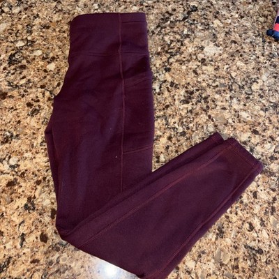 Athleta Small Altitude Stash Tight In Polartec Powerstretch Leggings