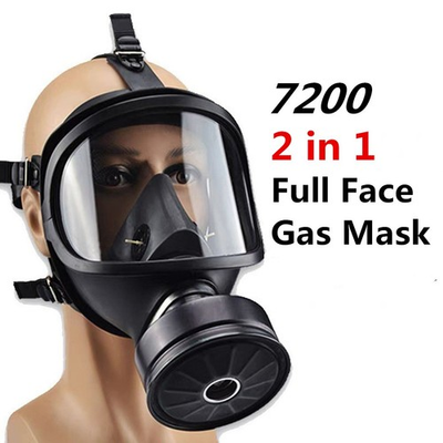 #ad #ad Chemical Gas Mask Full Face Soviet Military Respirator With 1PC 40mm Filter Box $31.99