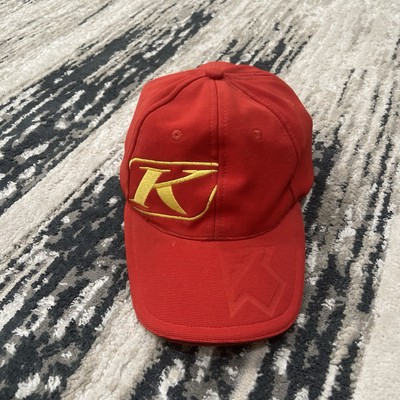 KLIM Red Yellow Hat OSFM Elastic One Size Motorcycle Cap