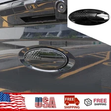 Tailgate Badge Front Grille Emblem Oval Cover Trim Black For Ford F150 2021+