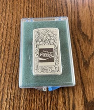 c. 1960s Vintage, Coca-Cola, Coke, Soda Parker Lighter EX Cond., w/ case & Instr