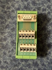 DB9 D-Sub 9-Pin Male DIN RAIL Mount Connector Adapter