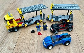 Complete 2014 Town City Traffic  Auto Transporter Set #60060 with Instructions