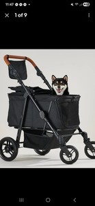 Medium Dog Stroller for Large Dogs, pet Stroller for Medium Dogs Up to 66lbs,...