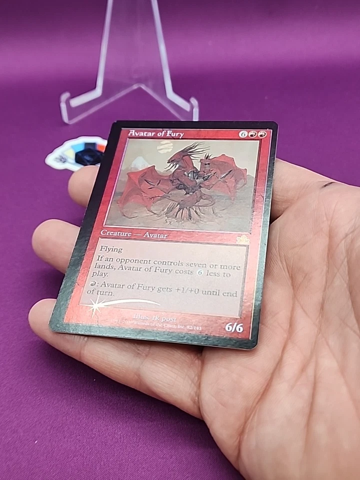 MTG Avatar Of Fury Misprint Miscut Foil Prophecy NM Very Hard To Find *CCGHouse* - Image 3 of 4