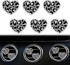 6 Pcs Heart Air Vent Clips, Cute Heart Cars Air Fresheners Vents Clips Funny Car