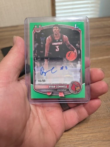 2025 Bowman Basketball Green Border Ryan Conwell #PA-RC