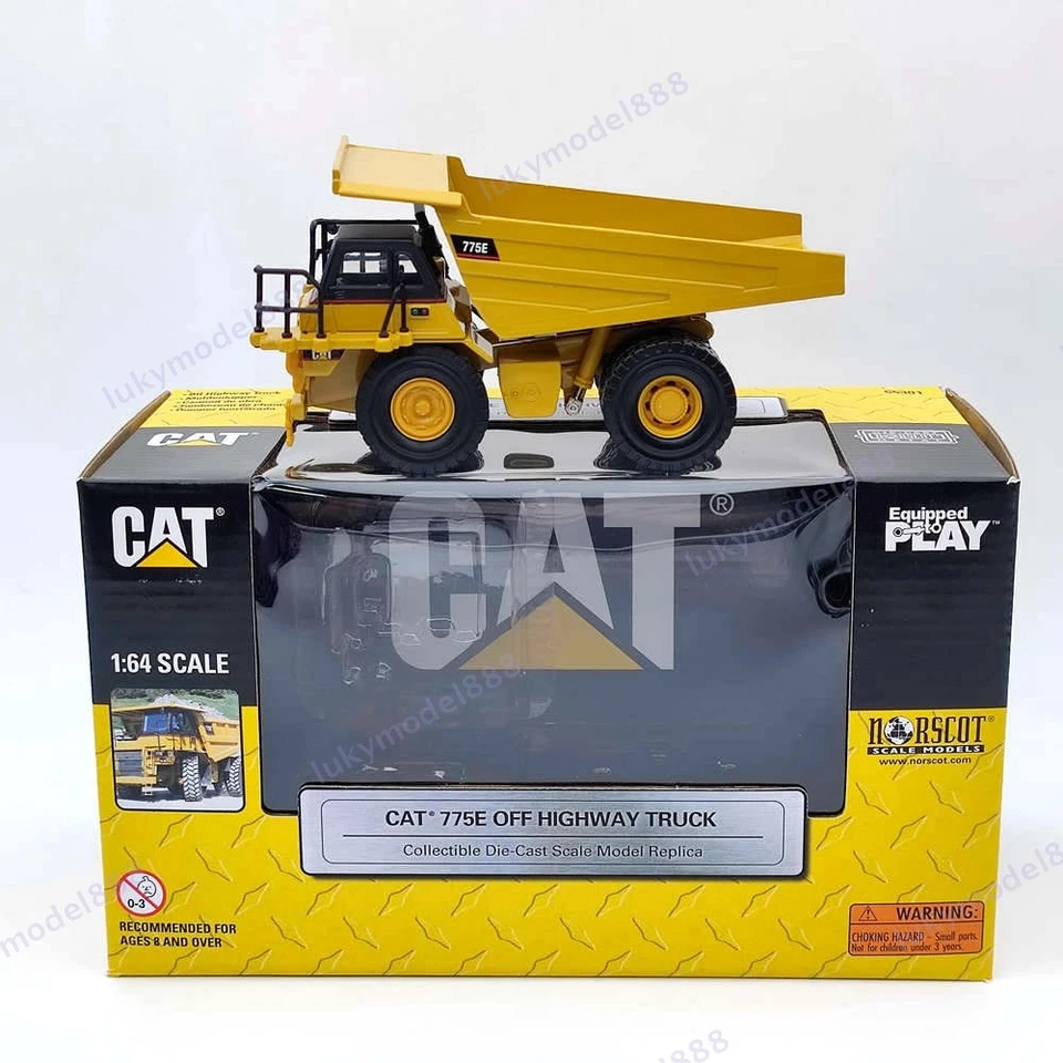 1:64 Norscot 55301 CAT Caterpillar 775E Off Highway Dump Truck Diecast Model - Image 2 of 4