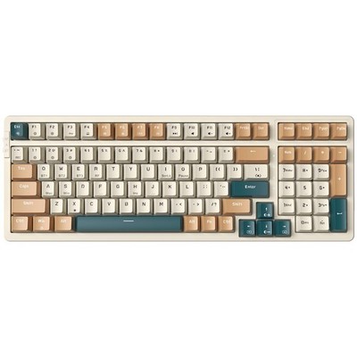 Wireless Mechanical Keyboard, Triple Mode 2.4G/USB-C/BT Gaming Keyboards 100 ...