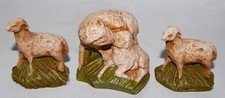 Krippenfigur, 3 Schafe , Schaf, Krippe, Weihnachten, Berkalith