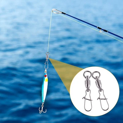 30 Pcs Angelschnur- Lure- Verbindungsstücke Für Angelgeräte - Bild 1 von 4