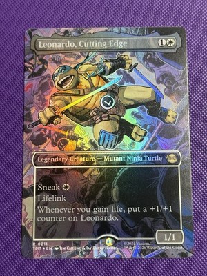 Leonardo, Cutting Edge (Borderless) Teenage Mutant Ninja Turtles Foil