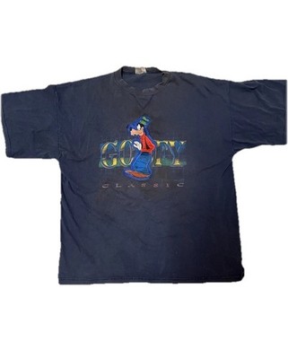 VINTAGE Disney Designs Goofy Shirt Mens XXL Blue Short Sleeve Mickey Mouse 90s