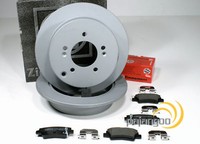Zimmermann Bremsscheiben 284 Mm BremsbeläGe Hinten FüR Hyundai Tucson [Jm]
