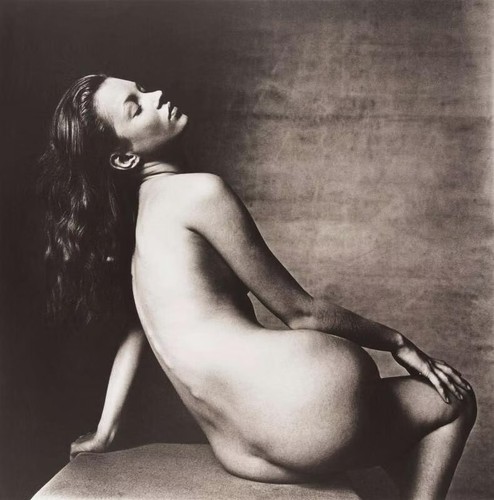 IRVING PENN KATE MOSS VINTAGE PLATINUM PRINT 1996 SIGNED