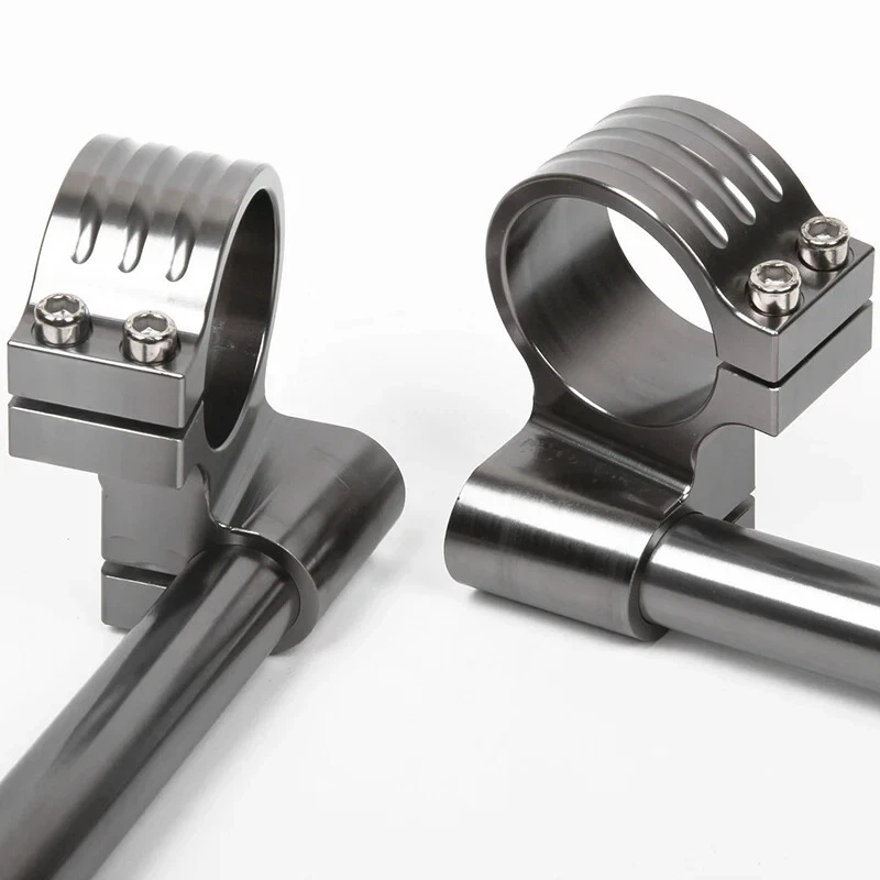 50mm Raised Clip on Fork Handlebars For Yamaha YZF R6 2005-2010/YZF R1 1998-2010 - Image 3 of 4