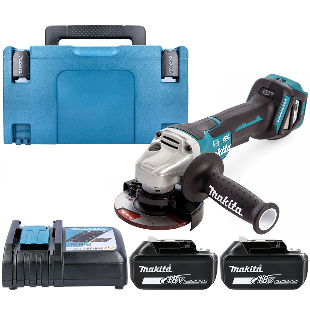 Makita DGA467Z 18V Li-Ion LXT Brushless 115mm Angle Grinder - Batteries and Charger Not Included - Image 14