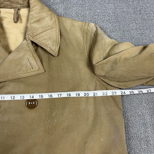 Vintage 40s WW2 Jeep Coat Mackinaw Jacket M1938 Size 38 Barnstormer Military - Picture 9 of 10
