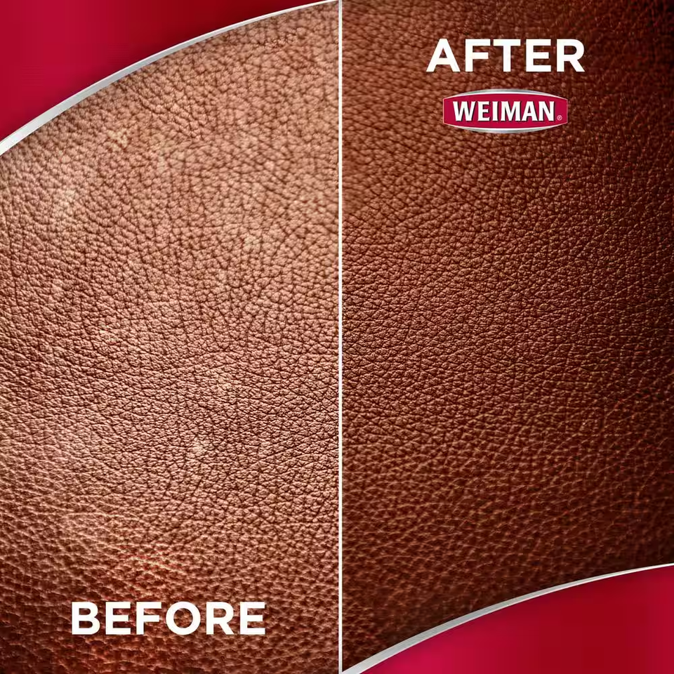 Weiman LEATHER CONDITIONER CLEANER Protect Restore Car Auto Seat Sofa