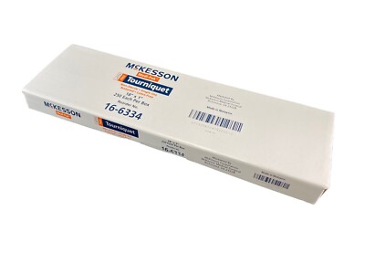 MCKESSON Medi-Pak Latex Free Tourniquet Single Use Blue Band 16-6334 (100/cs)