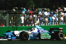 Gerhard Berger "Benetton" Autogramm signed 20x30 cm Bild