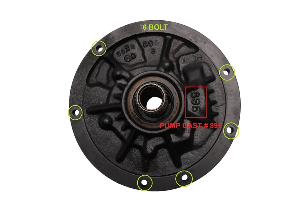 34500 - TH400, BUICK LESABRE PUMP ASSEMBLY, 6 BOLT, PUMP CAST: 895, 1971-1998 - Image 2 of 4