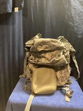 US ARMY ACU ASSAULT PACK 3 DAY MOLLE II BACKPACK USA W/ Stiffener & Canteen  S8