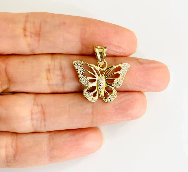 10k gold butterfly sale pendant
