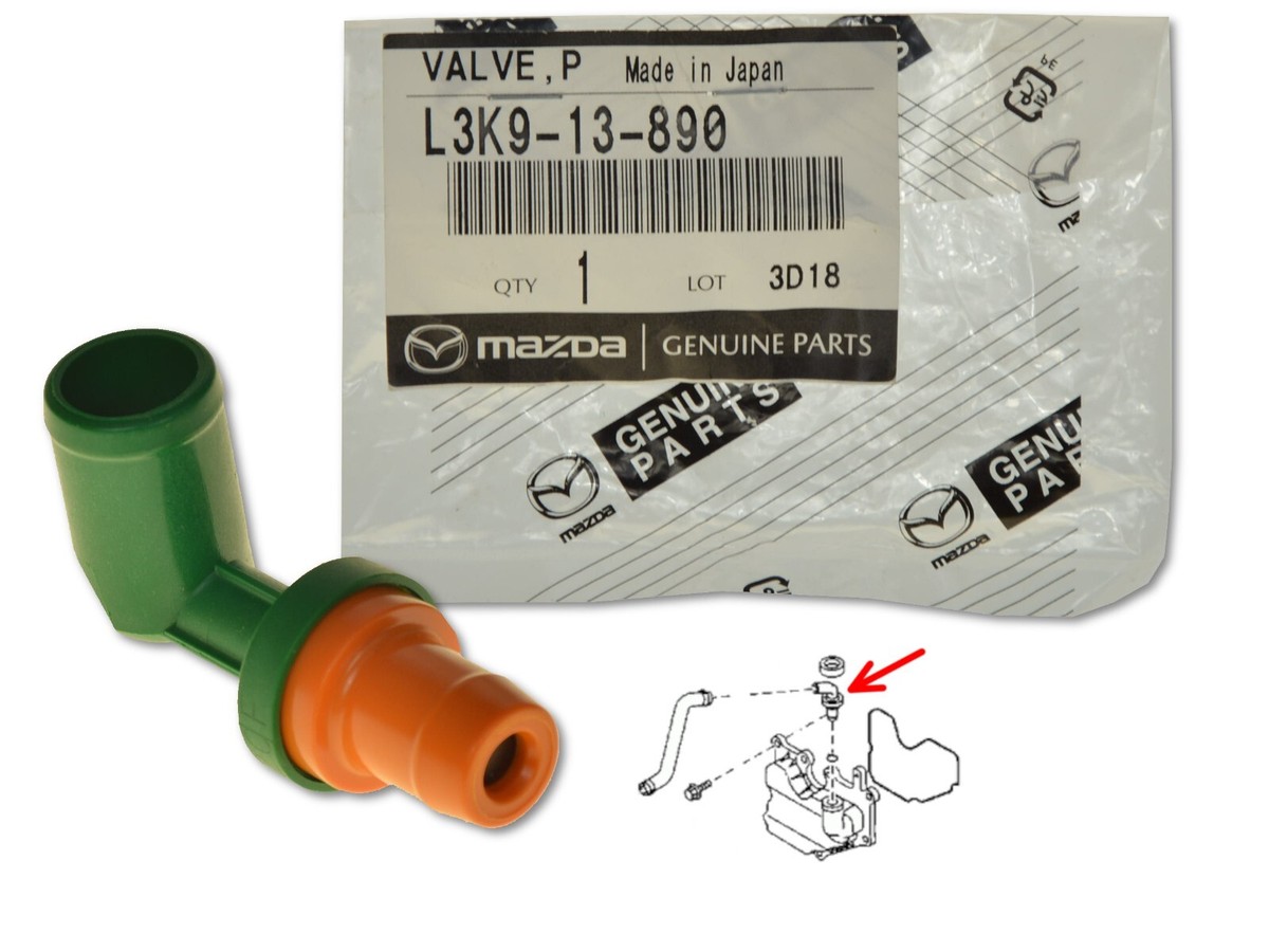 OEM 06-13 Mazda 3 Cx7 PCV Intake Manifold Oil Seperator Valve 2.3l