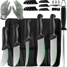 Set di coltelli da macellaio da 11 pezzi, set di coltelli da chef per disossare 