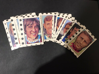 A&BC - FOOTBALL SUPERSTARS 1972 M23 ~ seltener Komplettsatz Nr Mint +