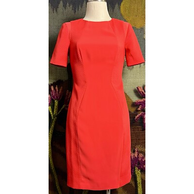 Ted Baker London Abrial Paneled Red Dress 2/6 | eBay