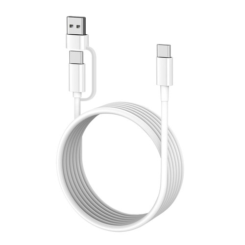 3-Pack 3FT USB-A+USB-C to USB Type-C Fast Charge Cord Charging Cable For Samsung - Picture 23 of 26