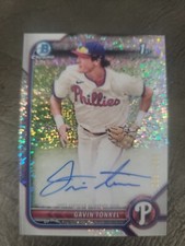2022 Bowman Chrome Gavin Tonkel 1st Auto Speckle Refractor /299