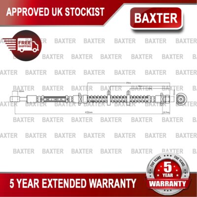 Fits Land Rover Freelander 1.8 2.0 D TD4 2.5 Baxter Front Brake Hose