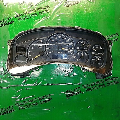 2000 Chevrolet Silverado 1500 MT Speedometer Instrument Cluster  