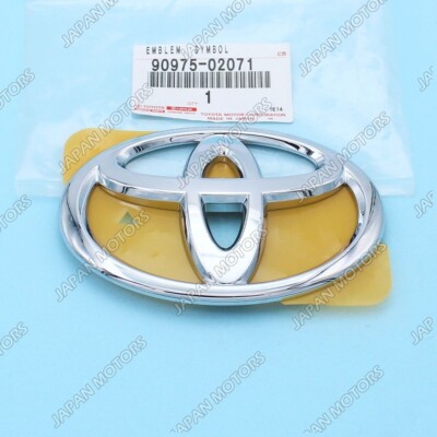 Genuine Toyota Back Door Badge Chrome Emblem Zelas Scion TC2 Yaris